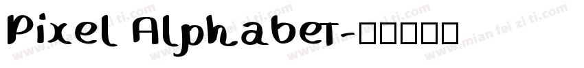 Pixel Alphabet字体转换